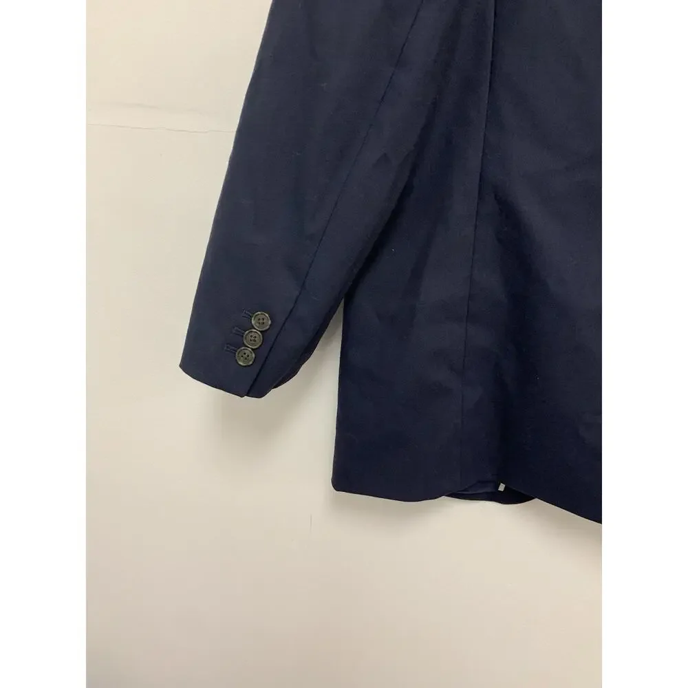 J.crew Gamine blazer in Italian studio wool blend Navy Size Large